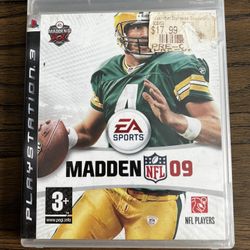 NFL Madden 2009 PlayStation 3 PS3