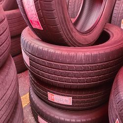 4 take off tires 225/55/18 Kenda DOT 021 $320