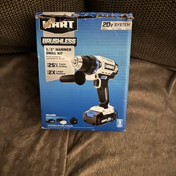 Brand New 1/2” Hammer Drill Kit 