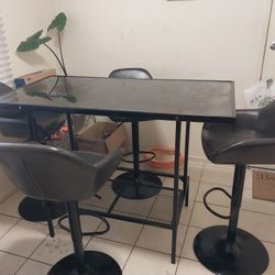 CHAIRS AND TABLE