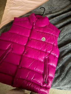 Moncler Down Puffer Vest Pink