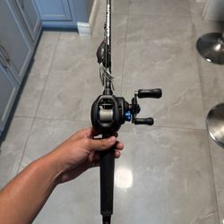 slx 150 on a johnny morris carbon lite rod