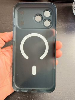 iPhone 18 pro max  dark blue cover with lens protectors