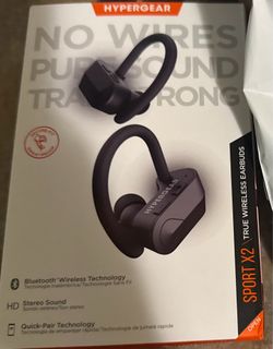 Brand New HyperGear Sport X2 Wireless Earbuds