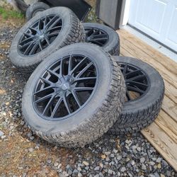 Studded Winter Tires With Wheels