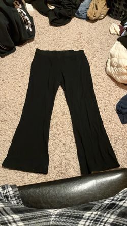 Bootcut Black Leggings L
