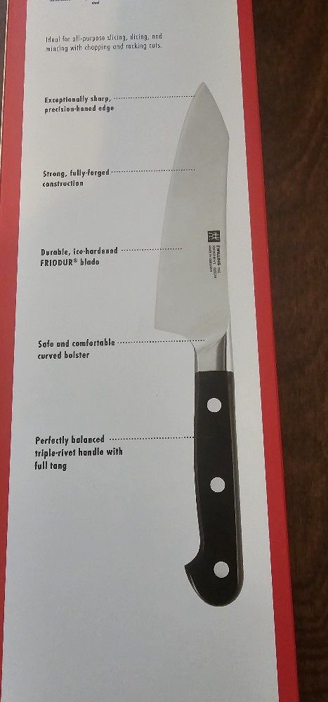 Rocking Santoku Knife New