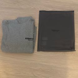 Gray Essentials Hoodie Small