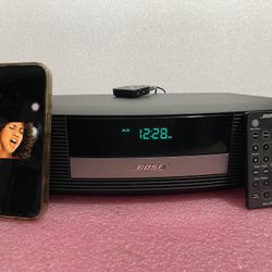 Bose Wave Radio III SoundTouch Music System With Bluetooth Adapter  And Remote