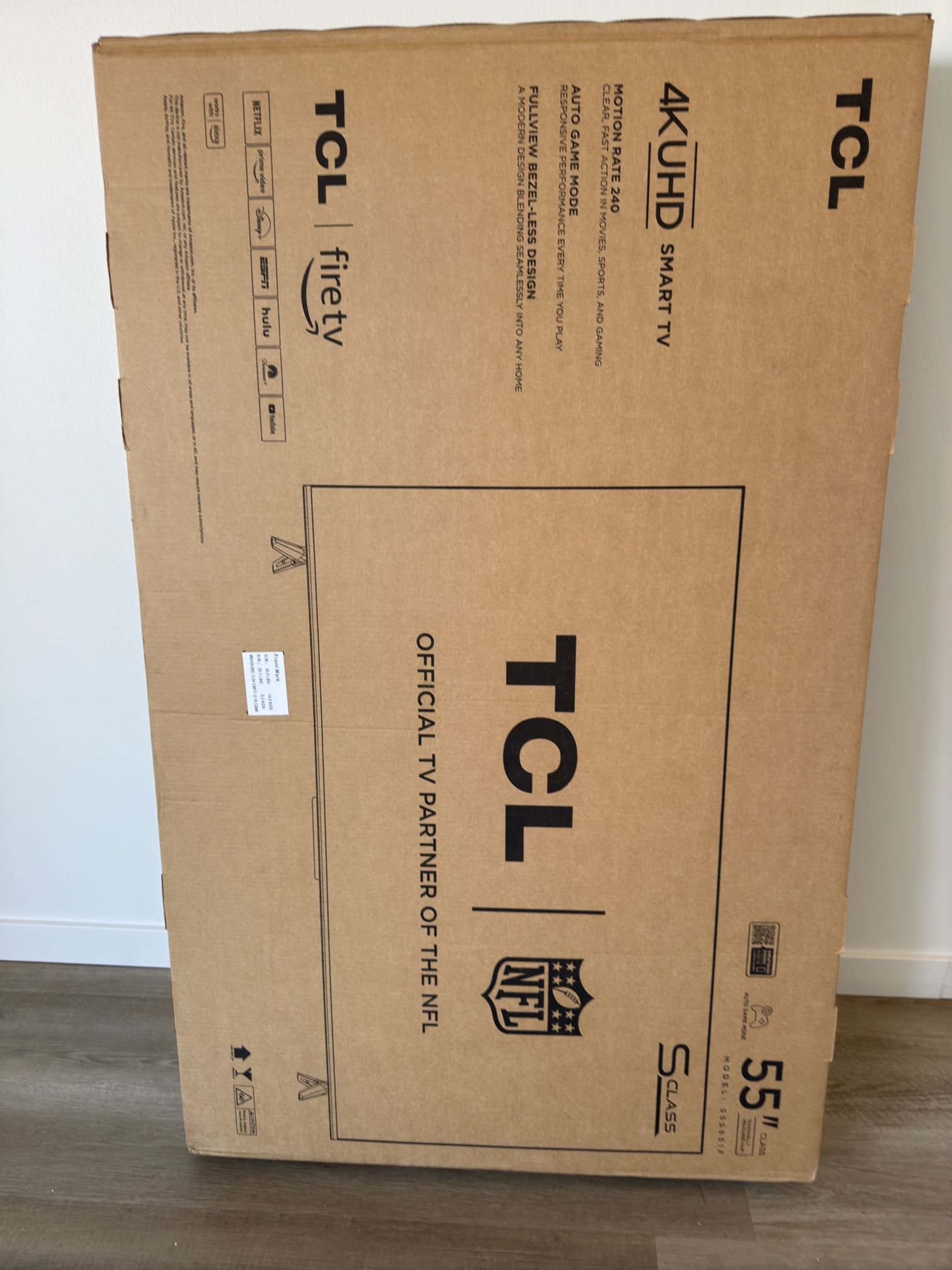 TCL 55-Inch Class S5 UHD 4K LED Smart TV with Fire TV