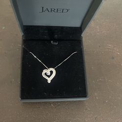 Jared 10k White Gold Necklace