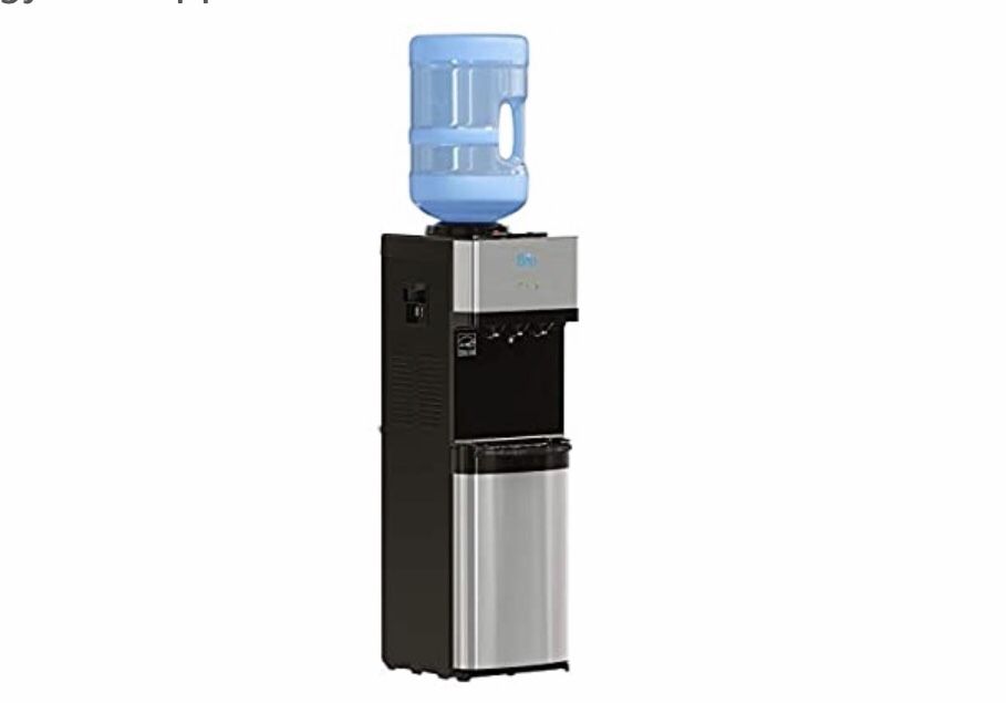 Brio Limited Edition Top Loading Water Cooler Dispenser - Hot & Cold Water, Child Safety Lock, Holds 3 or 5 Gallon Bottles - UL/Energy Star Approved/