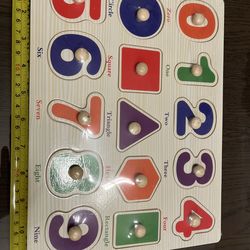 Early educational, numbers & shapes. New