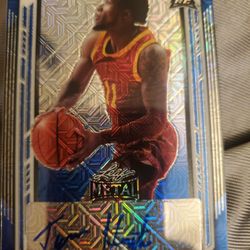 2021-22 LEAF METAL AUTO BLUE MOJO #1/20