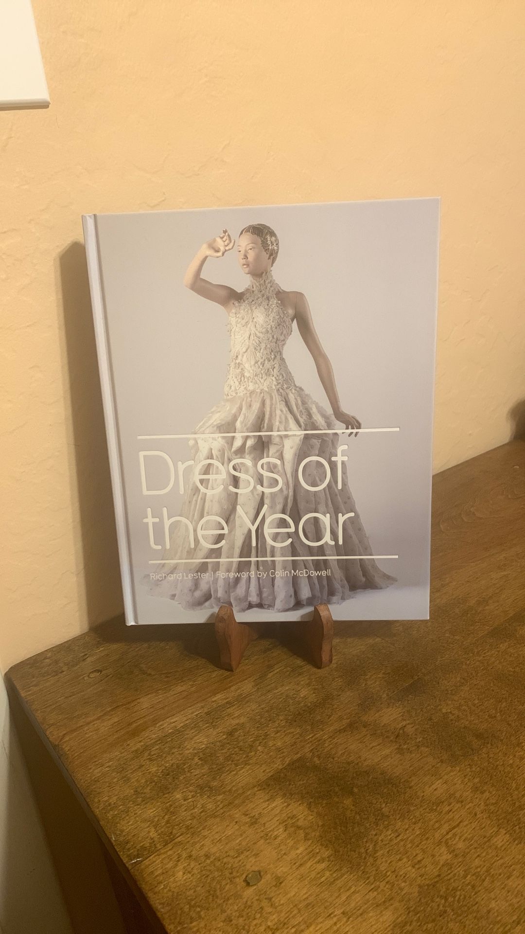 Hardcover Fashion Coffee Table Book “Dress of the Year”. Mint