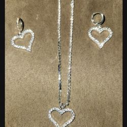 Rhinestone Heart Set