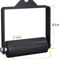 LAT Pulldown Attachments, Fat Arm Wrestling Exercise D Handle Cable Attachment, Arm Lifting Deadlift Handle Grip for Finger Wrist Strength