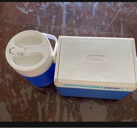 Coleman Cooler and Jug Set