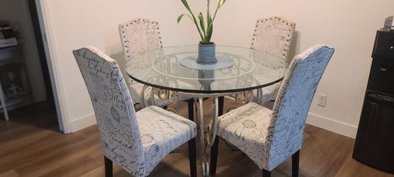 Glass Top Dining or Kitchen Table