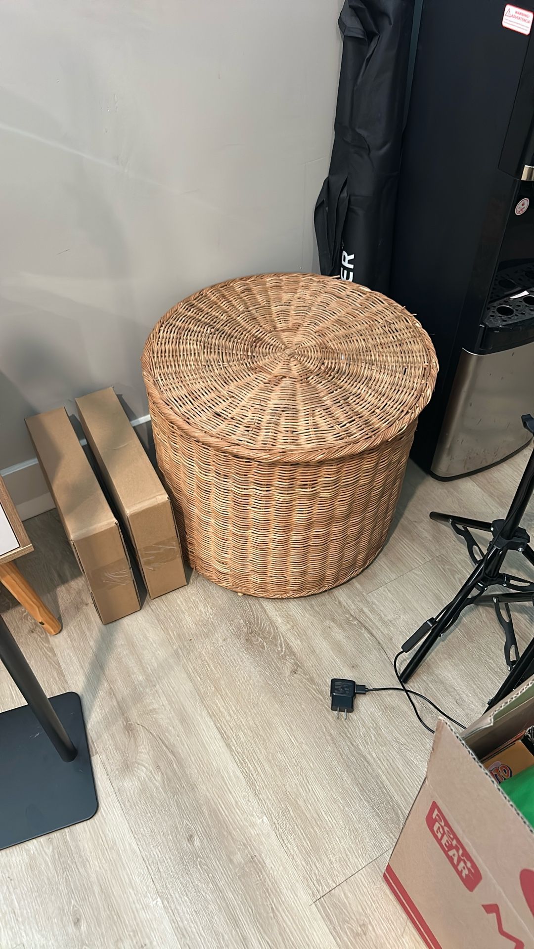 Wicker Ottoman 