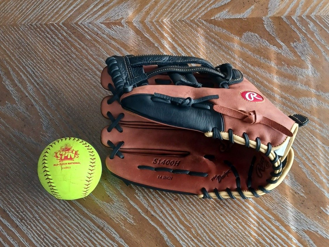 Rawlings Baseball Glove 14" Left Handed