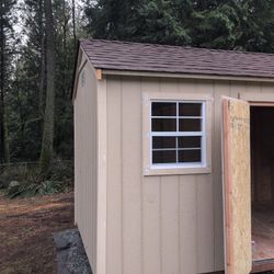 8'x16' Dry Shed