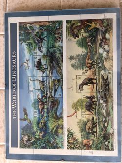A World Of Dinosaurs Stamps