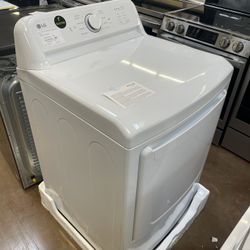 Electric dryer LG 27 inch wide white