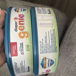 Diaper genie bag  max odor lock 5 count (270) diaper capacity hold