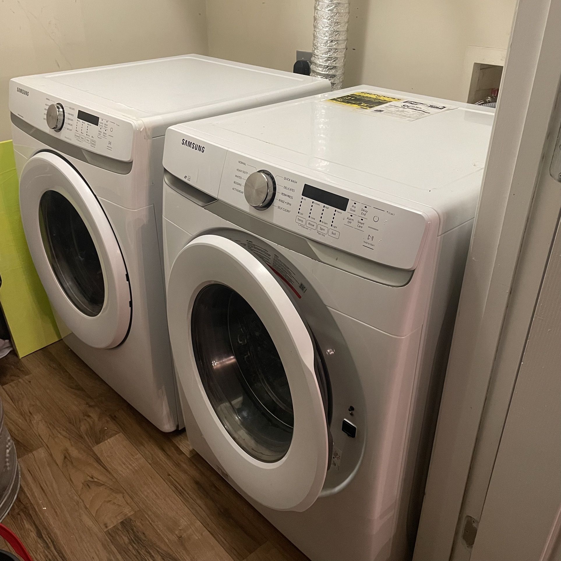 Samsung Energy Efficient Washer and dryer