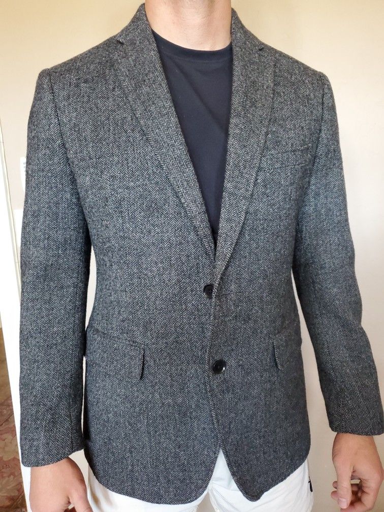Banana Republic Tailored Fit Wool Suit Jacket Sz 38 S