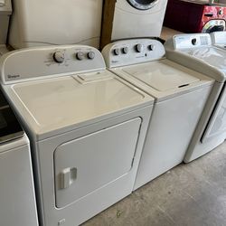 Used Whirlpool Washer and Gas Dryer With Warranty