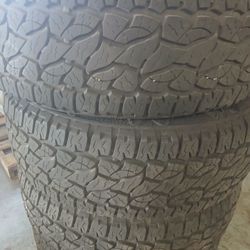 LT285/70R17 Rebel Hawk Tires 70% Tread (4)