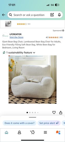 Bean bag sofa