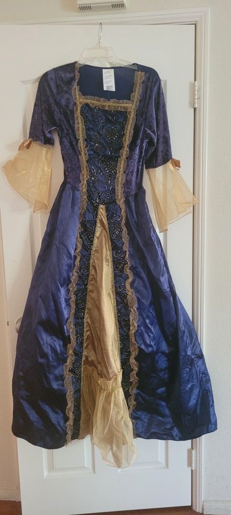 Halloween Costume Victorian Queen Adult Sz L