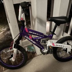 Girls Kids 16" Ozone Dual Shock Shock Force Bicycle Bike