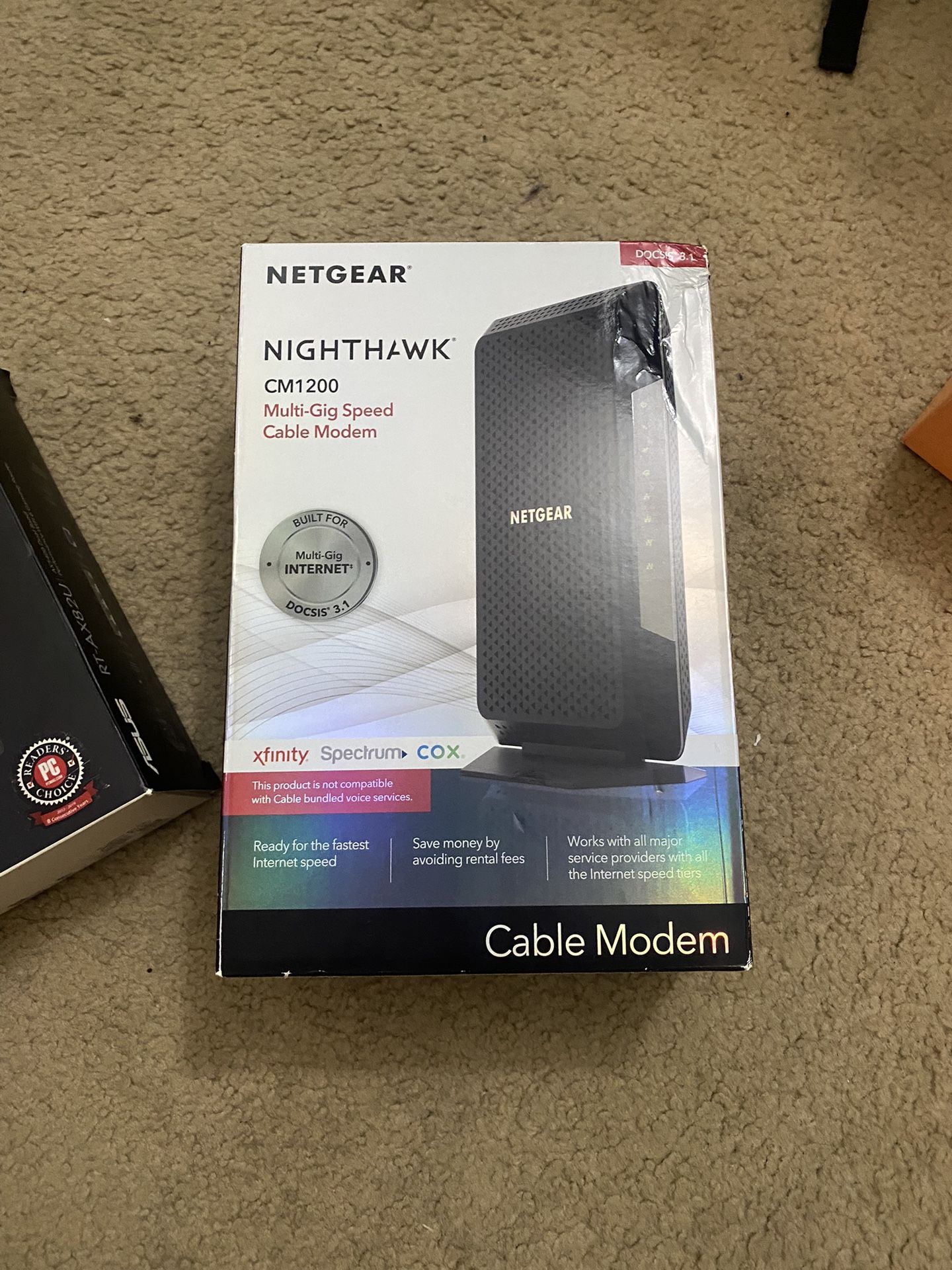 NETGEAR NIGHTHAWK CM1200 CABLE MODEM 3.1 DOCSIS
