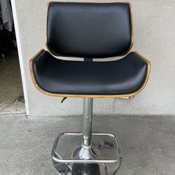 Vintage Salon Chair Swivels Counter Stool 