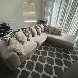 Cream Colored Sectional Sofa