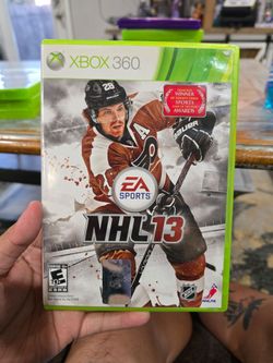 NHL 13 EA Sports Xbox 360 Hockey Video Game Claude Giroux Philadelphia Flyers