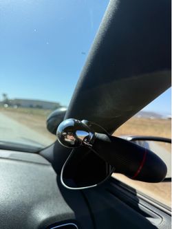 Pair of police spotlights