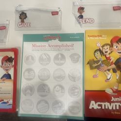 Juniors Adventure Money Saving Activity Book 6 Piece Set New