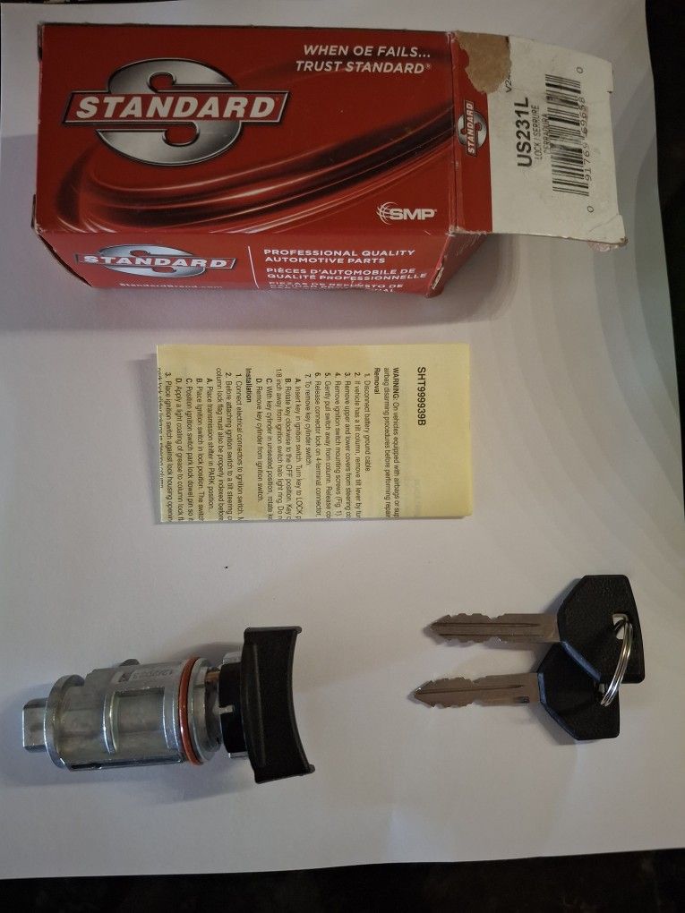 STANDARD IGNITION LOCK CYLINDER US231L