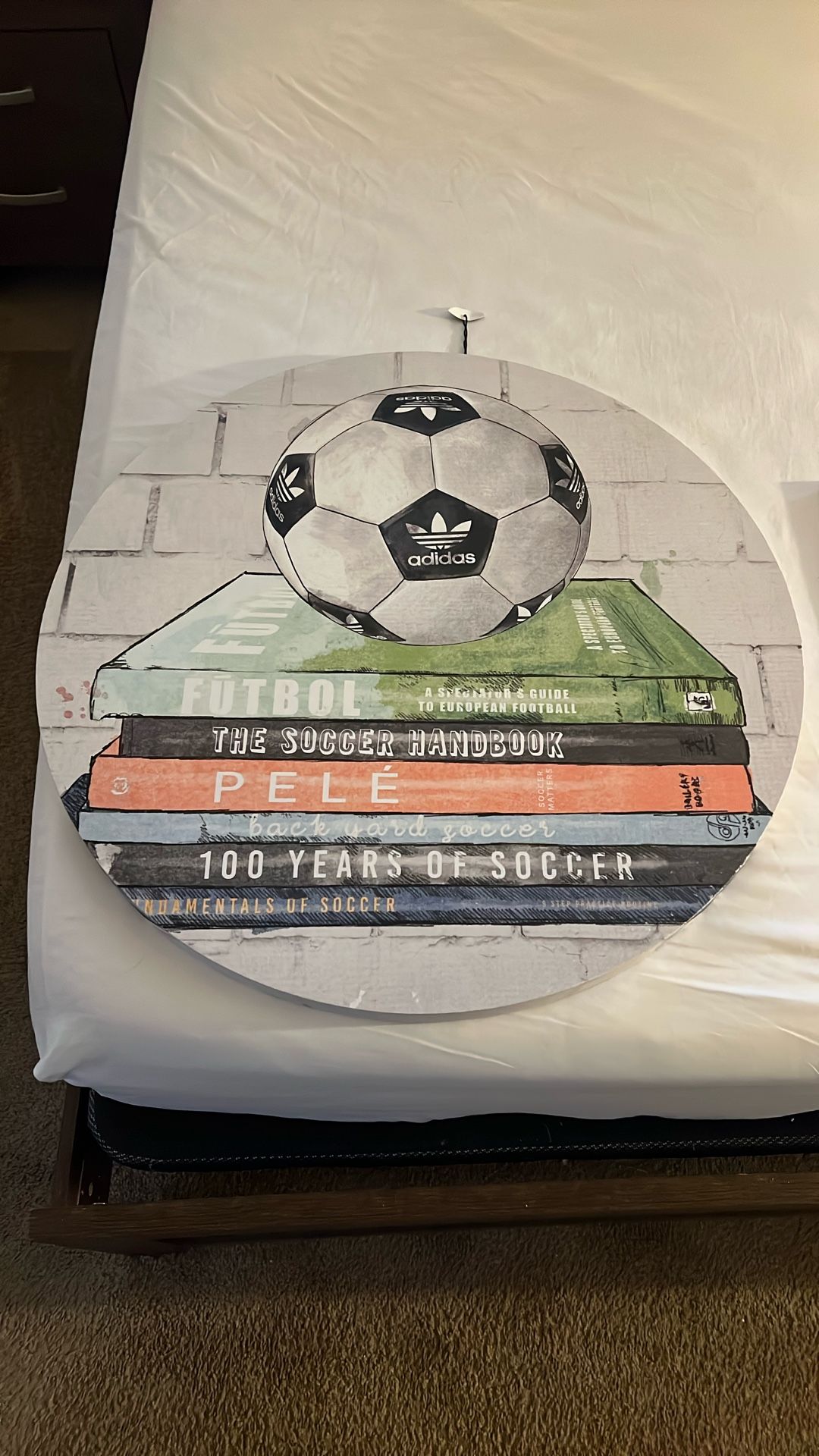 27” Round Adidas Soccer Frame