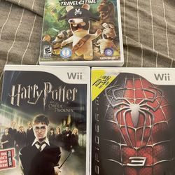 Bundle For Kenzie Skye: 3-WII GAMES (WII)