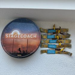 3 Stagecoach GA Wristbands