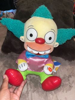 Kid robot the simpsons krusty plushie