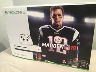 Xbox one S mMadden 18 bundle