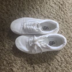 White Vans, Size 1.5y