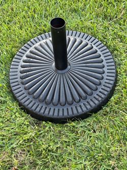 Round Patio Umbrella Base Stand